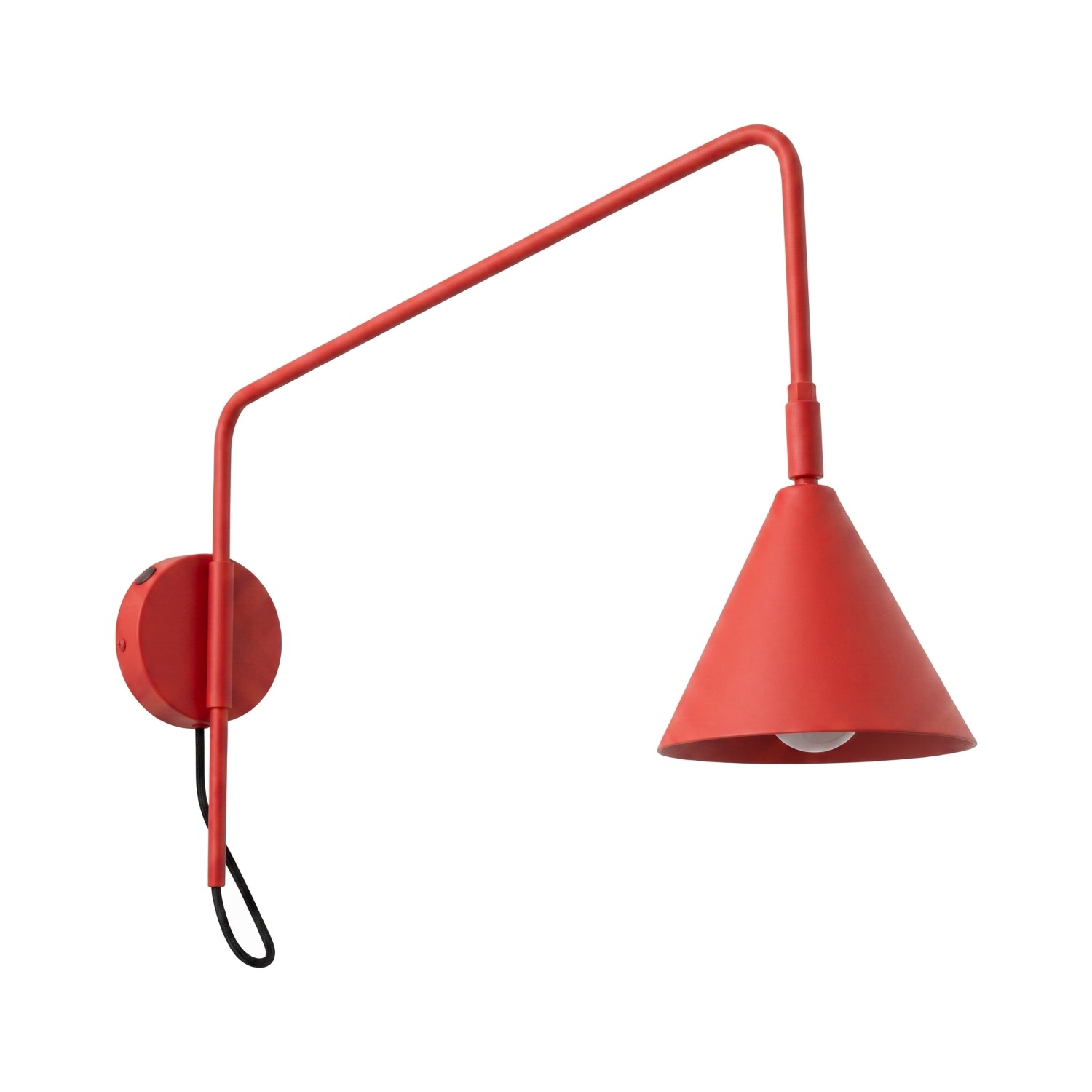 Wandleuchten Nox Rot 1xe14 14cm Stahl Sollux