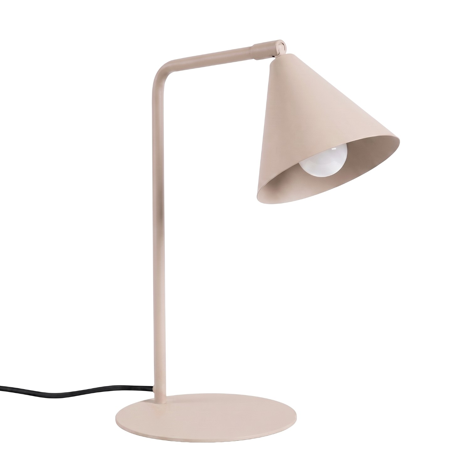 Schreibtischleuchten Nox Taupe 1xe14 18cm Stahl Sollux