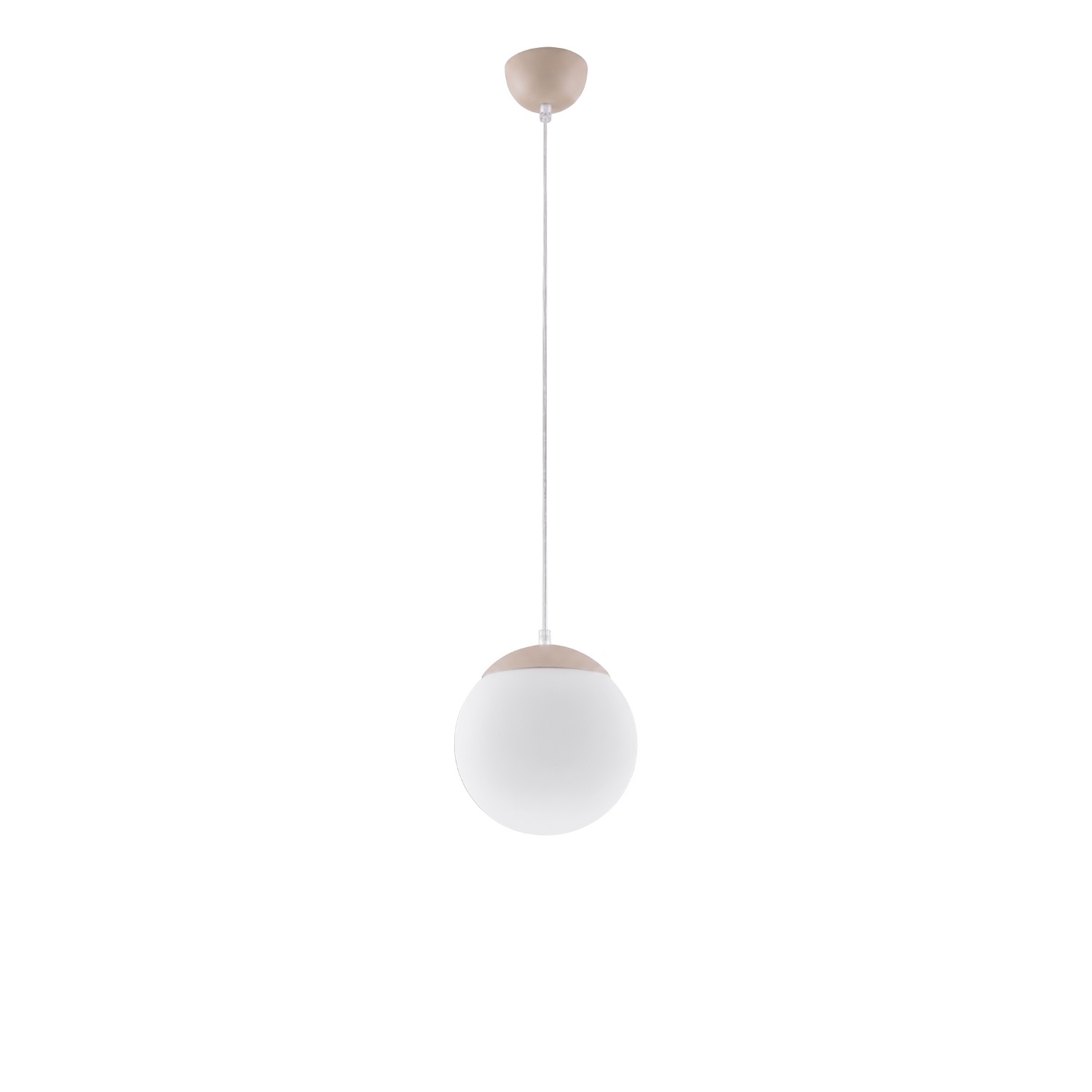 Pendelleuchten Ugo Taupe 1xe27 20cm Stahl Sollux