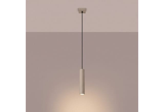 Pendelleuchten Lagos Taupe 1xgu10 8cm Stahl Sollux