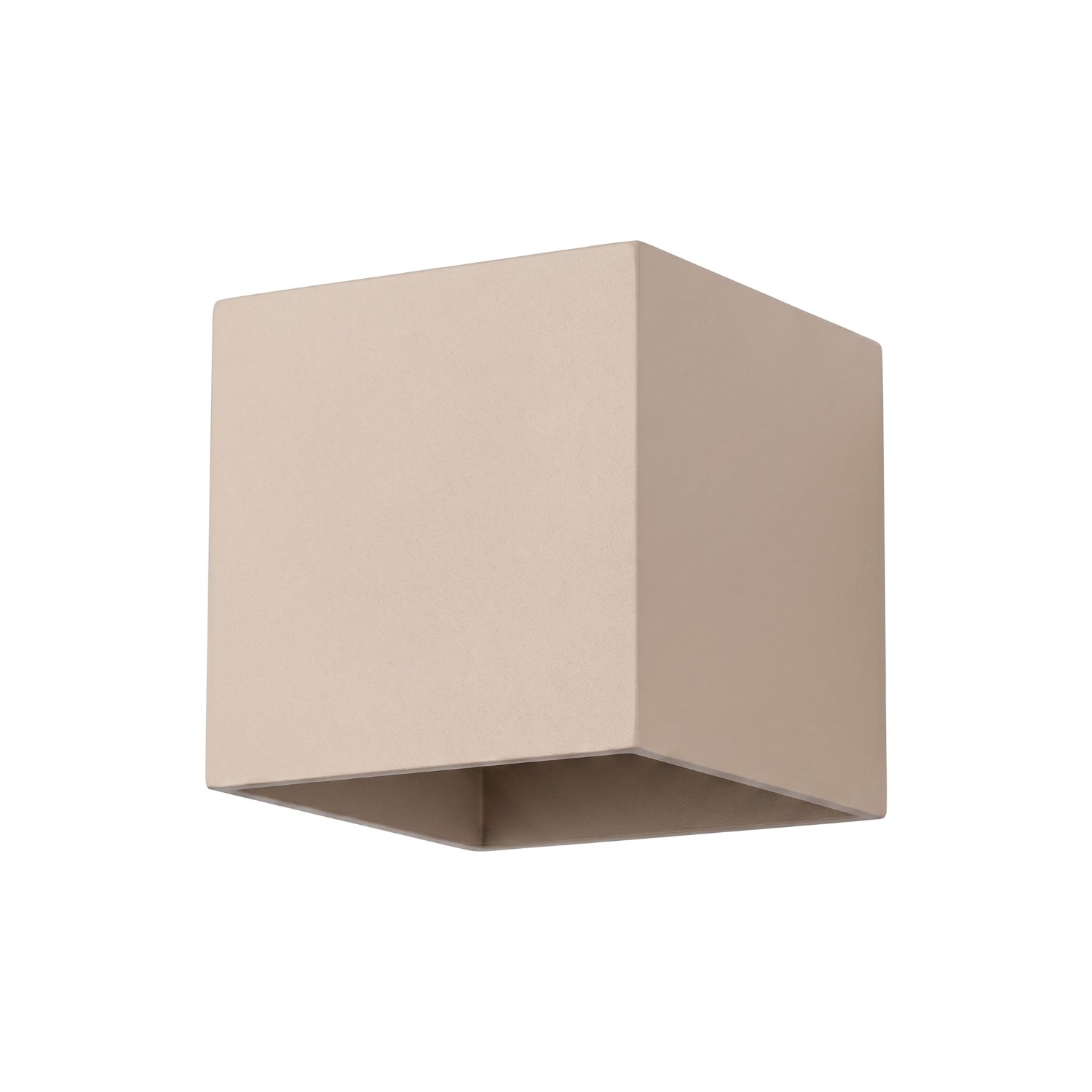 Wandleuchten Quad Taupe 1xg9 10cm Aluminium Sollux