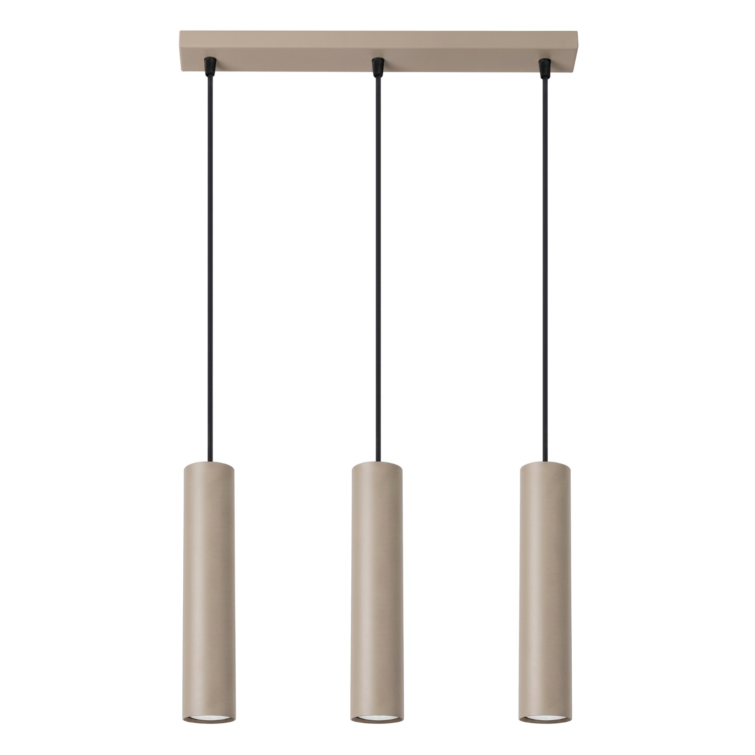 Pendelleuchten Lagos Taupe 3xgu10 45cm Stahl Sollux