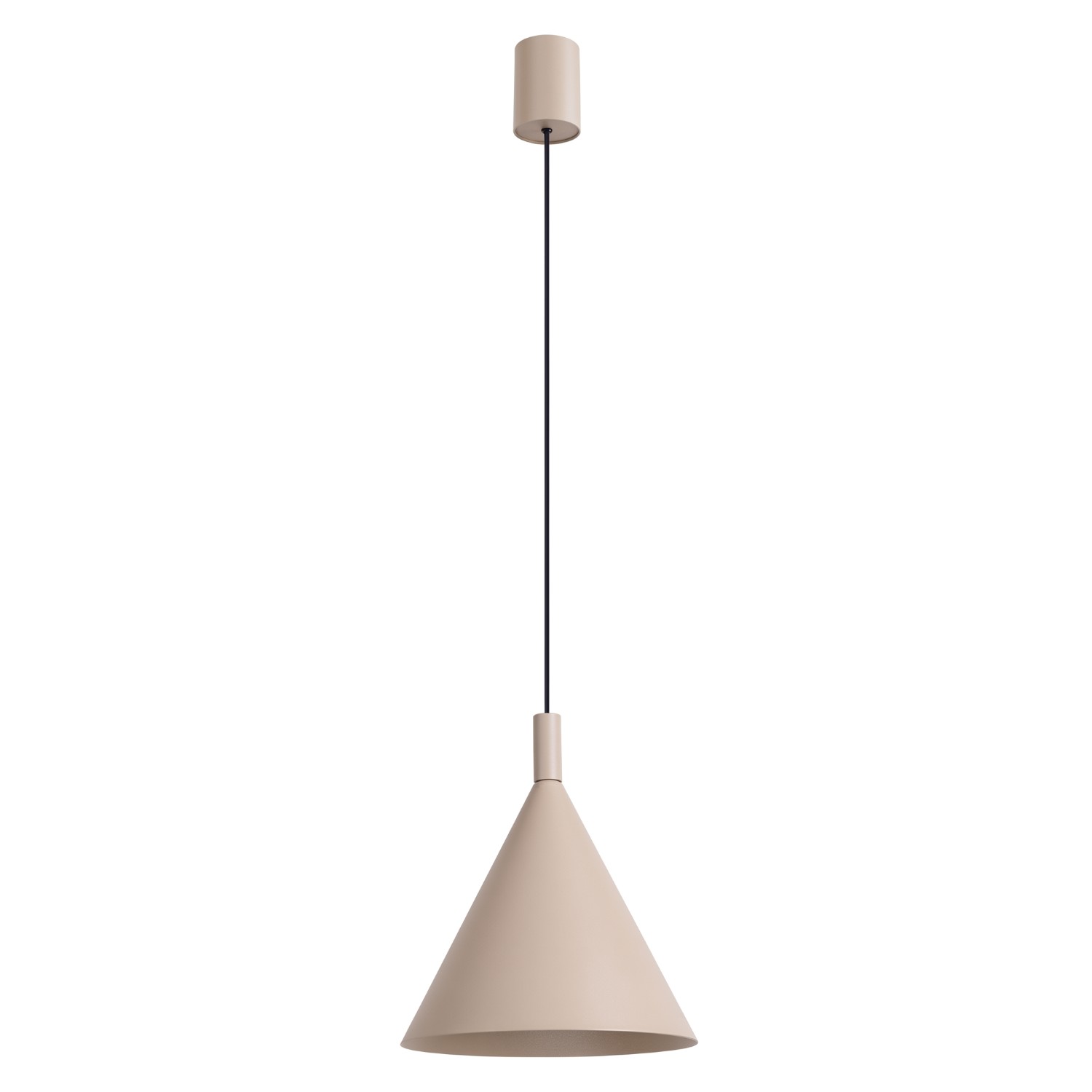 Pendelleuchten Nox Taupe 1xe27 24.5cm Stahl Sollux