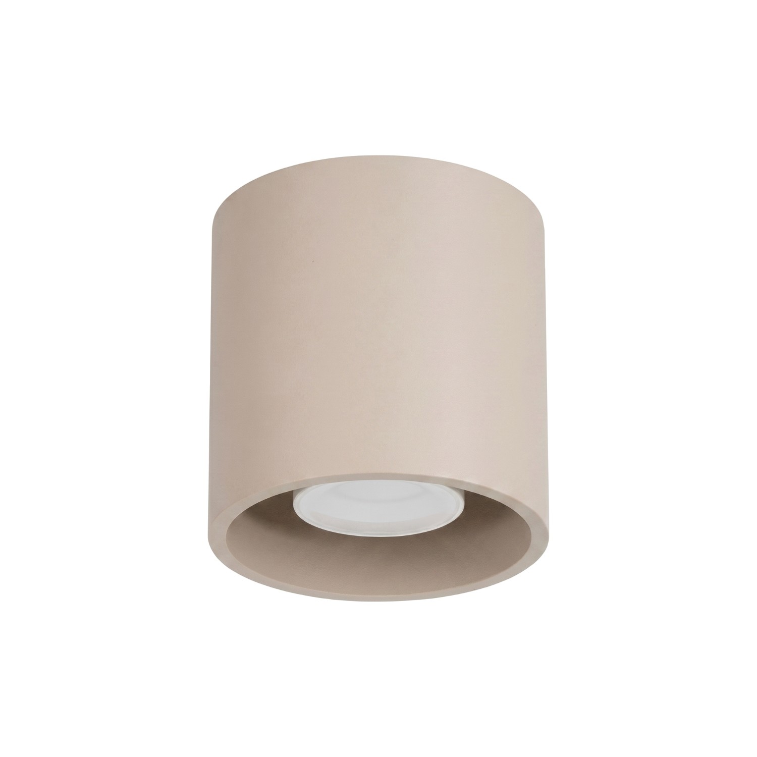 Deckenleuchten Orbis Taupe 1xgu10 10cm Aluminium Sollux