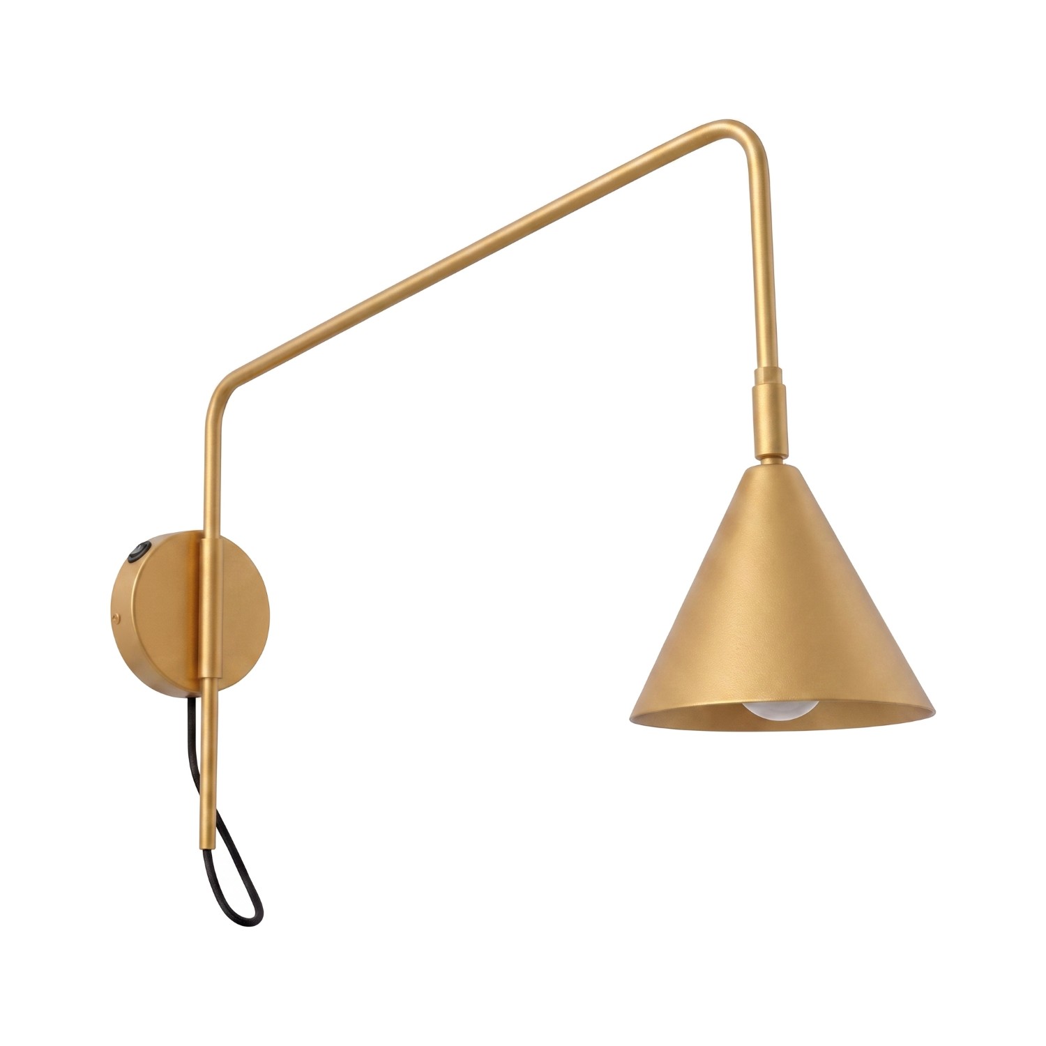 Wandleuchten Nox Gold 1xe14 14cm Stahl Sollux