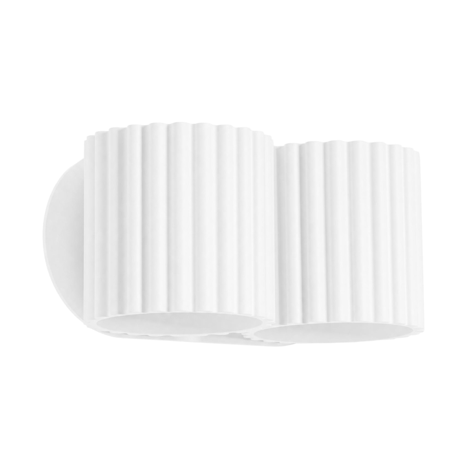 Wandleuchten Aura Weiß 2xg9 21cm Aluminium Sollux