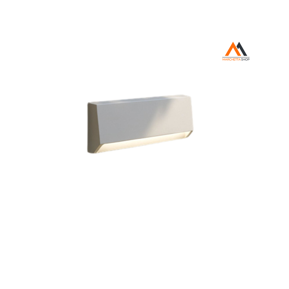 Segna Passo Rettangolare 'way' 4000 K - Bianco