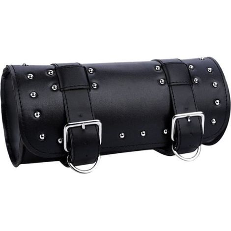 Motorradtasche (schwarz) – Lenkertasche – Pu-leder – Wasserdicht – Schwarz