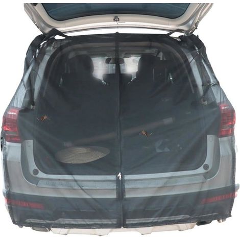 Magnetisches Moskitonetz Für Die Heckklappe, Mit Reißverschluss, Für Den Außenbereich, Camping – 144 X 150 Cm