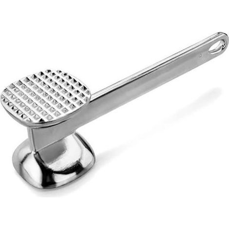 Fleischklopfer – Moohop – Doppelseitiger Hammer – Edelstahl – Ergonomisch – 19 X 4,5 Cm