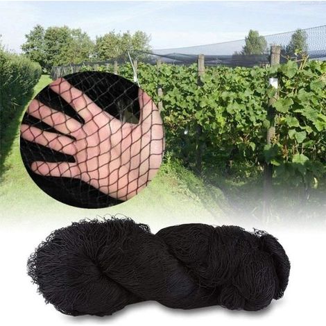 (schwarz) Vogelschutznetz, 10 X 10 M Teichnetz, Obstgartenschutznetz (schwarz)