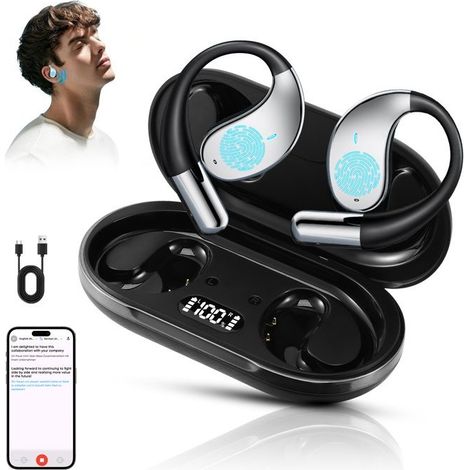 Kopfhörer Mit Ki-sofortübersetzer, Neues 3-in-1-headset (2025) Mit Sofortübersetzung Für 150 Sprachen, Schwarz
