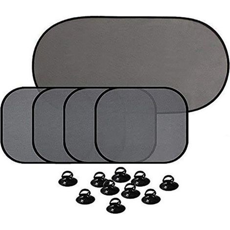 Auto-sonnenschutz Mit Saugnapf Für Die Hintere Seitenscheibe, Sonnenschutz Für Babys/kinder, Dickes Uv-schutzmaterial, Mit Aufbewahrungstasche