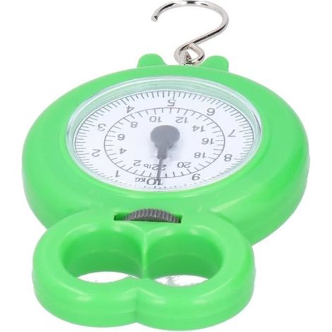 Duokon Federwaage – Küchenwaage – 10 Kg Tragkraft – Grün – Kompakt Und Tragbar