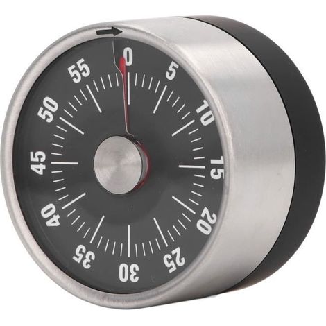 Tbest Küchentimer, Magnetischer Edelstahltimer, Magnetisches Design, 70 Db Alarm, Kulinarische Sanduhr