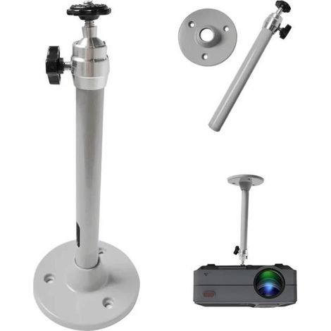 Deckenhalterung – Tbest – Universal – Verstellbar – Aluminium – Silber