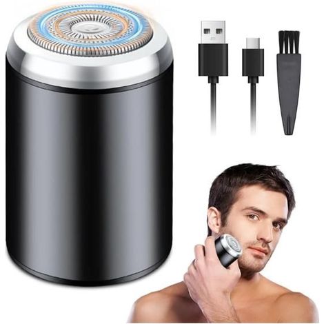 Elektrischer Herrenrasierer, Mini-elektrorasierer Für Männer, Tragbarer Easy Trim Nass- Und Trockenrasierer, Ipx7 Wasserdichter Intimrasierer Für Männer