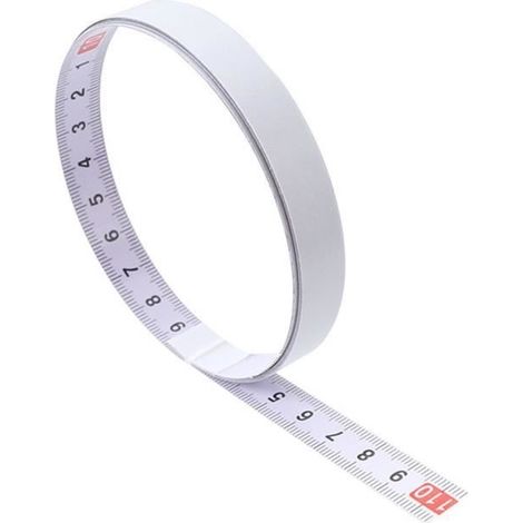 Ej.life Selbstklebendes, Lackiertes Stahl-skalenband, 5 Meter