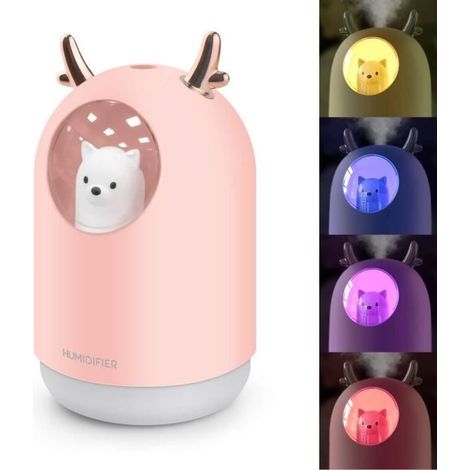 Mini-luftbefeuchter (300 Ml), Shanmei Tragbarer, Leiser Usb-luftbefeuchter Für Babys, Luftbefeuchter Für Zuhause Mit Automatischer Abschaltung