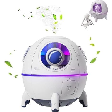 220-ml-rgb-luftbefeuchter Für Zuhause, Kaltnebel-luftbefeuchter Mit Nachtlicht, Geräuschloser Usb-betrieb, Bedienbarer Luftentfeuchter (halsbedienung)