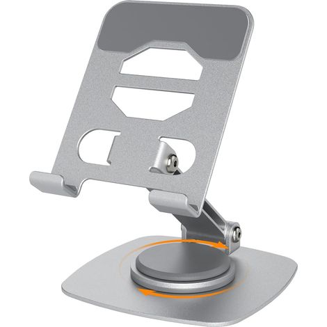 Autohalterung Für Mobiltelefone Mit Stabilem Standfuß, Höhenverstellbarer Tablet-halterung, Um 360° Drehbarer Handyhalterung, Universelle Handyhalterung Für Alle Smartphones Und Tablets