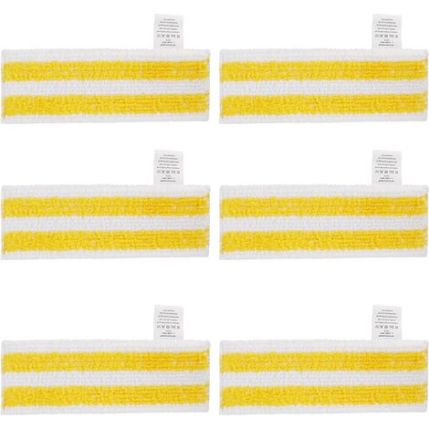 6er-pack Mikrofasertücher Für Kärcher Easyfix Sc 1, Sc 2, Sc 3, Sc 4 Und Sc 5 Dampfreiniger – Waschbar Und Wiederverwendbar – Geeignet Für Hartholz Und Fliesen
