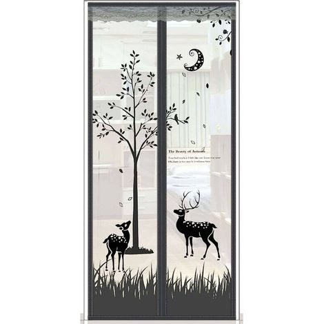 Insektensicheres, Automatisch Schließendes Magnetisches Moskitonetz, 100 X 200 Cm (39 X 79 Zoll)