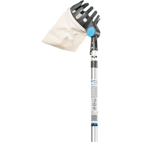 Teleskopierbarer Obstpflücker Aus Aluminium, 165–305 Cm – 180° Drehbare Edelstahlklinge – 12 X 18 Cm Auffangsack – Leichtgewicht 0,7 Kg