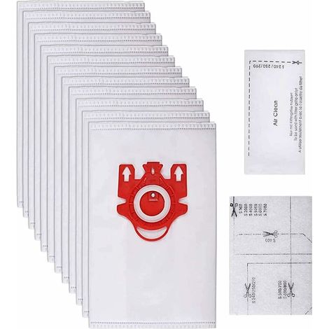 Kompatible Miele Hyclean 3d Efficiency Staubsaugerbeutel Der Serien F/j/m – 12er-packung, Artikelnummer 9917710