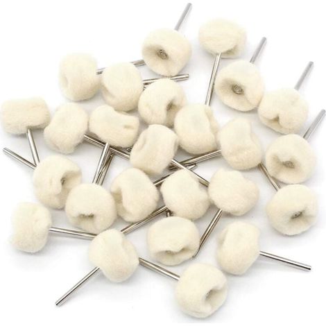 Beige Baumwollpolierscheiben Für Rotationswerkzeuge – 25er-packung, Ideal Zum Entfernen Von Rost Und Schmutz Von Metalloberflächen