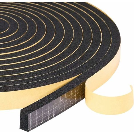 Selbstklebende Schaumstoff-türdichtung – 2 Rollen (12 × 10 Mm, 4 M) – Kältebeständig, Wasserdicht Und Schall-/wärmedämmend