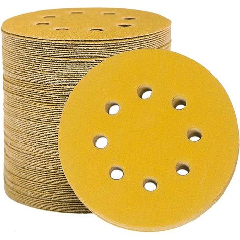 100 Schleifscheiben, 125 Mm, 8 Löcher, 150 Mm Körnung