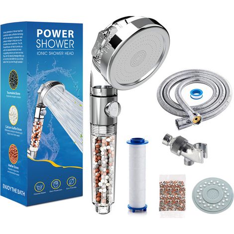 Hochdruck-duschkopf, Anti-kalk-filter-duschkopf, Wasserspar-duschkopf, Universal-massagefunktion, 3 Duschmodi, Geeignet Für Badezimmer