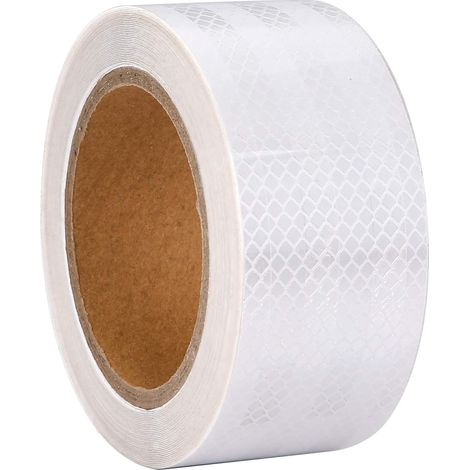 10 M X 5 Cm Reflektierendes Klebeband – Hochreflektierend Dank Mikroprismen-technologie – Wasserfest Und Selbstklebend Für Mehr Fahrzeugsicherheit