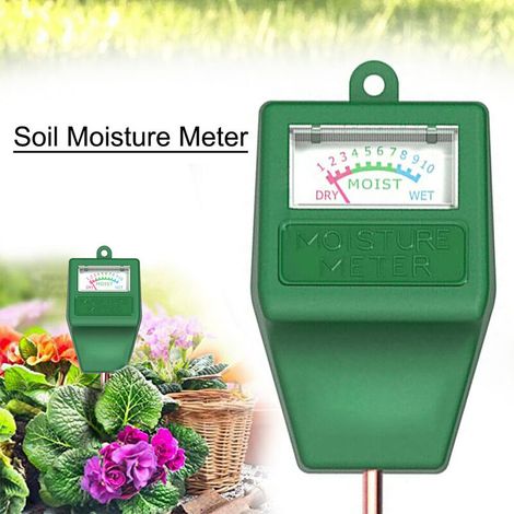 Bodenfeuchtemesser Mit Quadratischem Messkopf Und Einer Messnadel Für Die Innen- Und Außenbepflanzung. Hygrometer, Feuchtigkeitssensor, Bodenanalyse-set, Wassermesser Für Garten, Landwirtschaft Und Ra