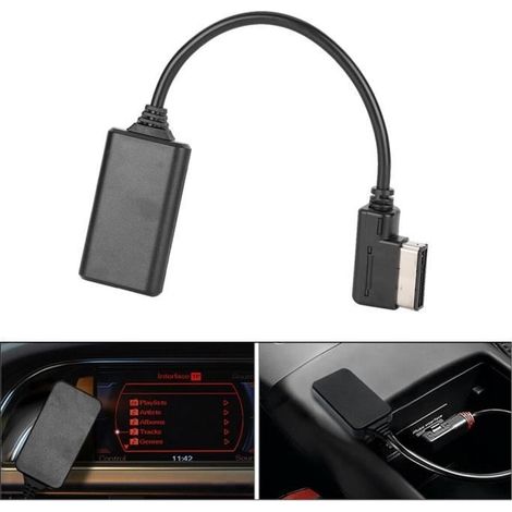 (schwarz) Bluetooth 5.0 Adapter-audiokabel Für Audi Ami Mmi Mdi - Abi