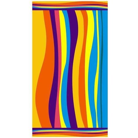 Strandtuch – Bedrucktes Mikrofaser-strandtuch, Großes Badetuch 100 X 180 Cm