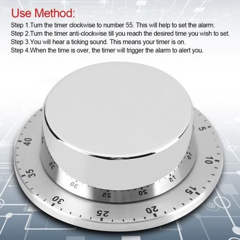 Mechanischer Timer, Manueller Mechanischer Küchentimer Mit Magnetfuß, Koch-countdown-tool