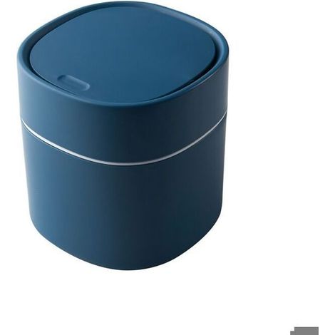 Tischmülleimer Mit Deckel, Mini-kunststoffmülleimer, Kleiner Tischmülleimer Für Schlaf- Und Esszimmer