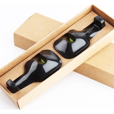 2er-set Universelle Auto-kopfstützenhaken, Schwarz