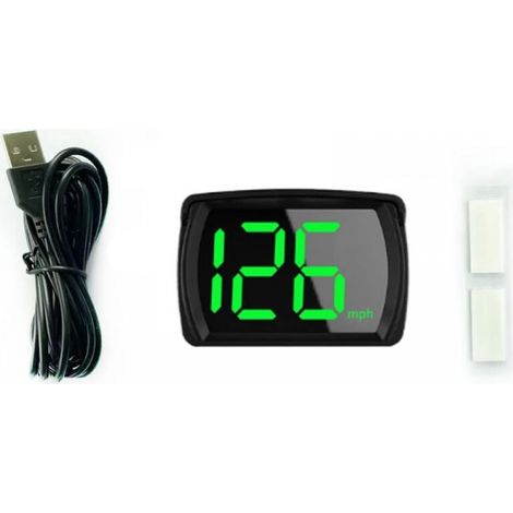 Head-up-display (hud) Mit Digitalem Tachometer (km/h) Und Gps-anzeige Sowie Großem Led-bildschirm Für Pkw, Lkw, Suv Und Motorrad