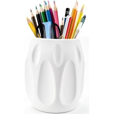 Stiftehalter – Modell Ohne Angabe – Schlichtes Design – Weißes Silikon – Langlebig – Elegantes Design