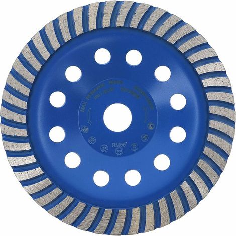 Diamant-topfschleifscheibe 180 Mm X 22,2 Mm In Fächerform, Profiqualität Für Beton, Naturstein, Mauerwerk, Estrich, Universelle Schleifplatte