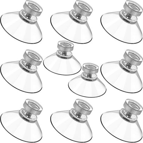 10 Stück Schraubsaugnäpfe, Saugnäpfe Mit Gewinde, Pvc-kunststoff-saugnäpfe, Isoliervorhang-saugnapf Für Wohnmobile, 25 Mm