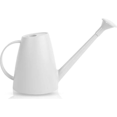 (farbe: Weiß) Sprühgießkanne, Gießkanne Mit Langem Ausguss, 1800 Ml Gießkanne Mit Langem Ausguss Und Abnehmbarem Brausekopf, Kleine Gießkanne