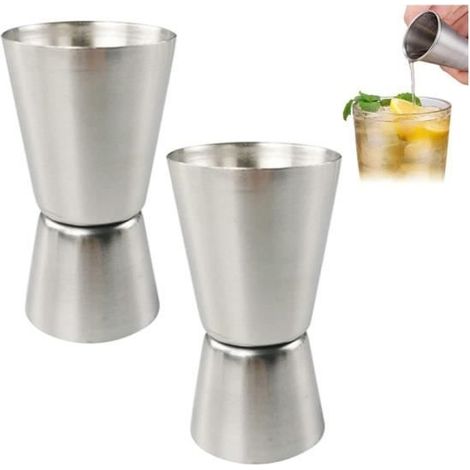 Cocktail-jigger (edelstahl) – Nicht Spezifiziert – Doppelter Edelstahl-jigger – Elegantes Design – Praktisch Und Kompakt