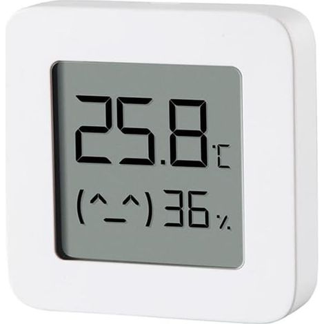 Weißes Temperatur- Und Feuchtigkeitsmessgerät, 4,34 X 31,25 Cm, Ein Intelligentes Weißes Thermometer Mit Hochpräziser Bluetooth-funktion.