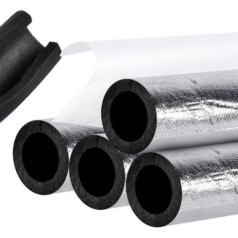 Isolierwatte Für Rohre, Innendurchmesser 219 Mm, Wandstärke 30 Mm, 1 M, Für 4 Wasserleitungen, Verdicktes, Frostsicheres Isoliermaterial.