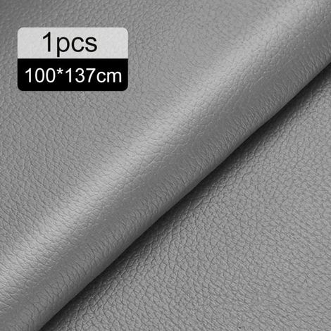 Selbstklebendes Lederreparaturset, 100 X 137 Cm, Für Autositze, Sofas, Bootsitze, Stühle – Grau