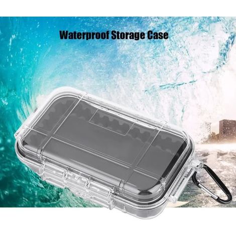 Wasserdichte, Stoßfeste Aufbewahrungsbox Für Outdoor-überlebenssituationen, Luftdichte Tragetasche (transparent) - Tipp
